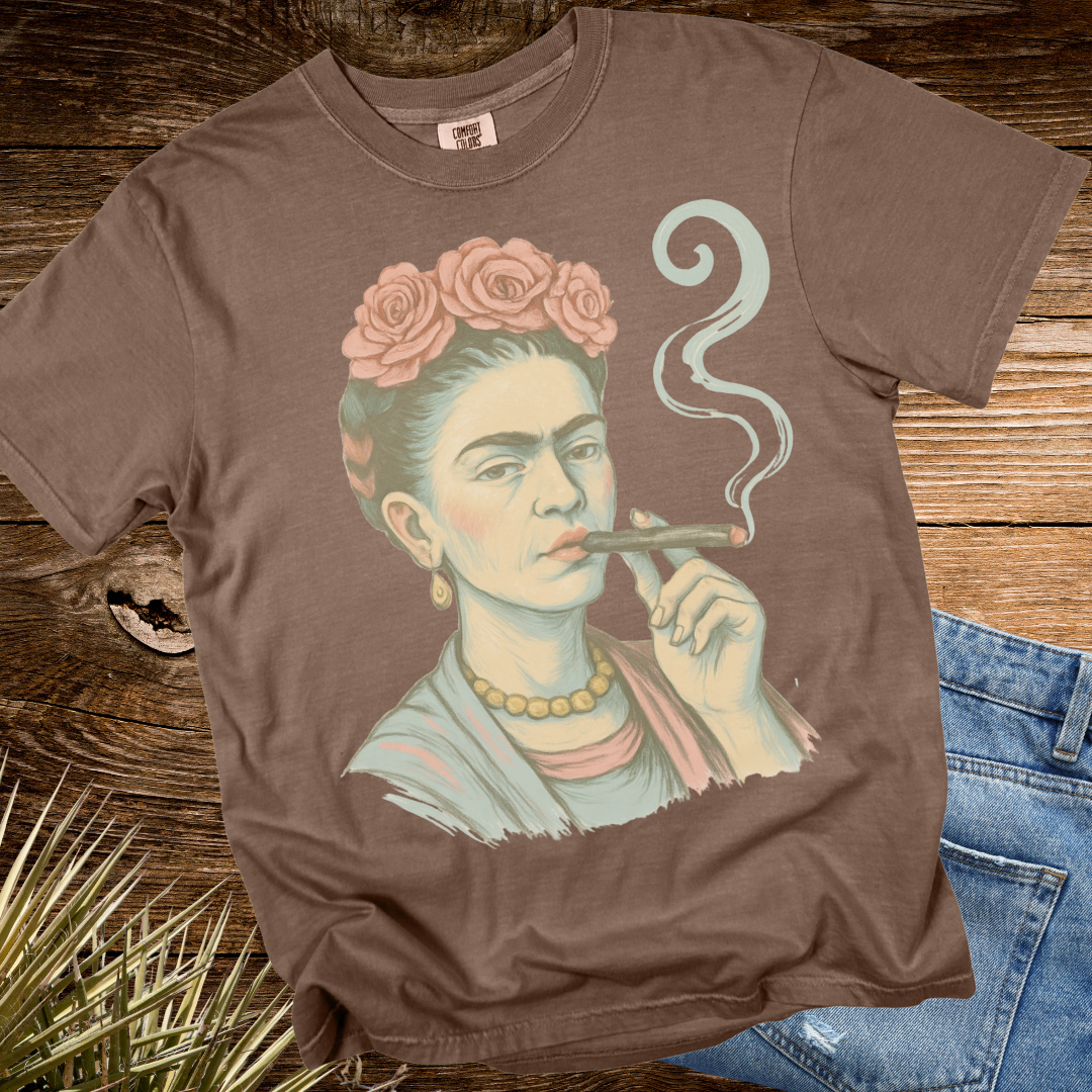Artist & Her Cigar Pastel TShirt