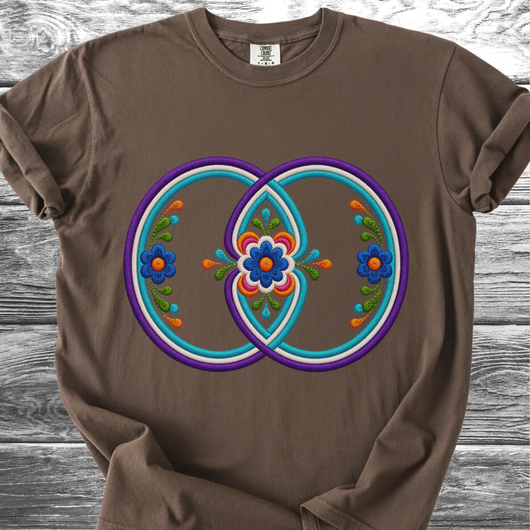 Sacred Geometry PRINTED "Embroidery Style" TShirt