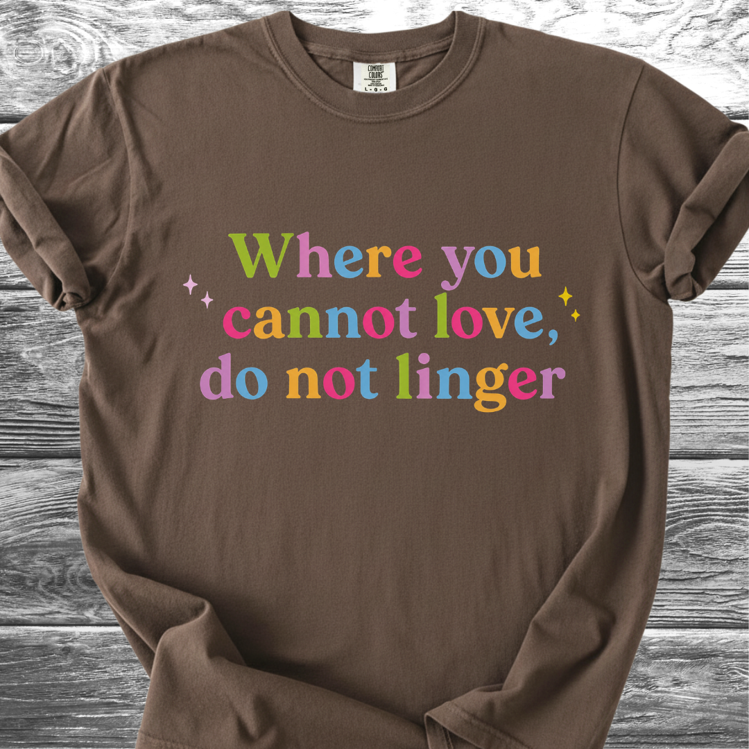 Where You Cannot Love Rainbow TShirt