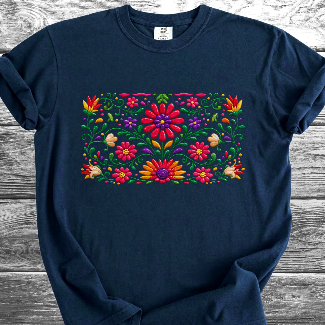 Ceramic Painted Flowers 2 TShirt