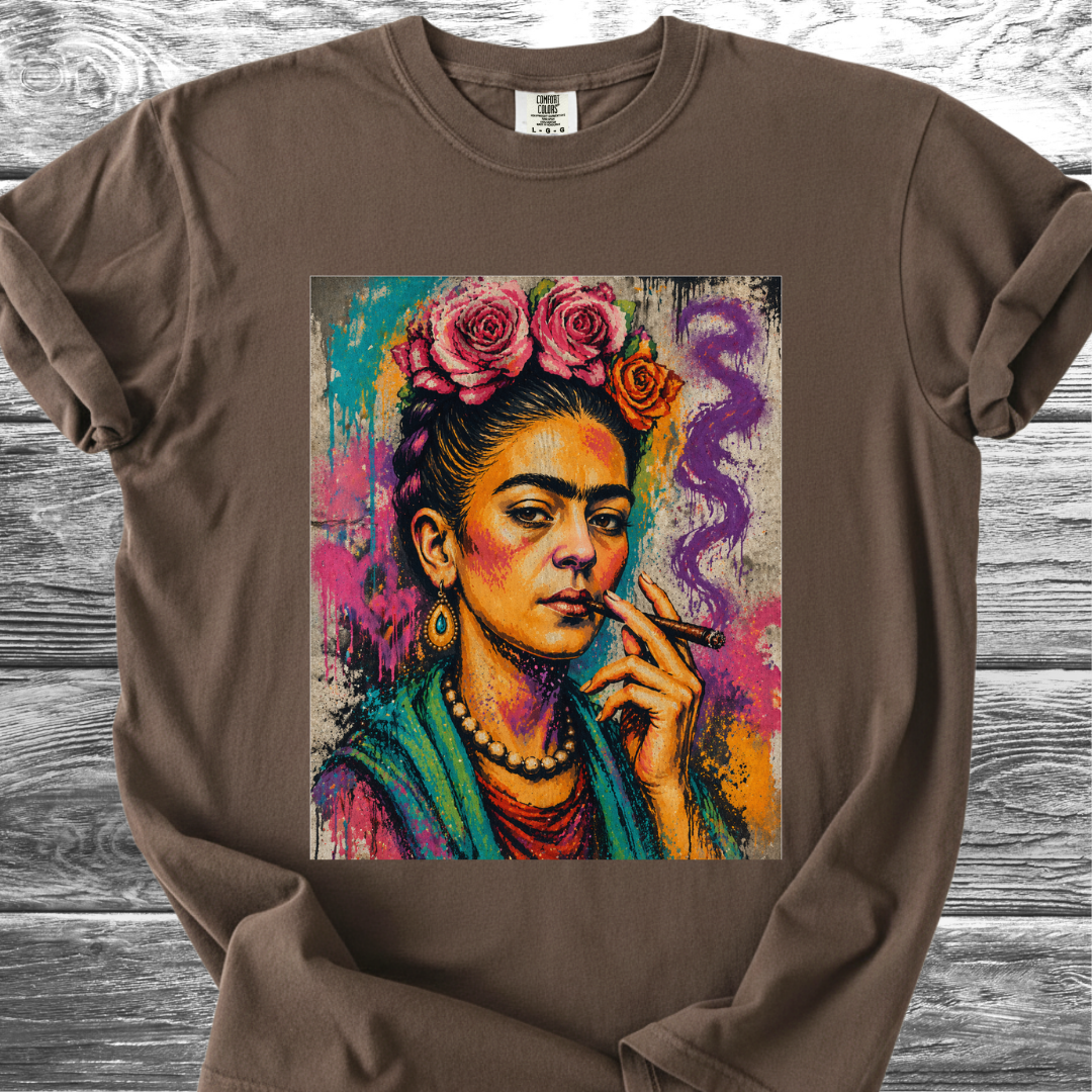 Artist & Her Cigar Graffiti TShirt