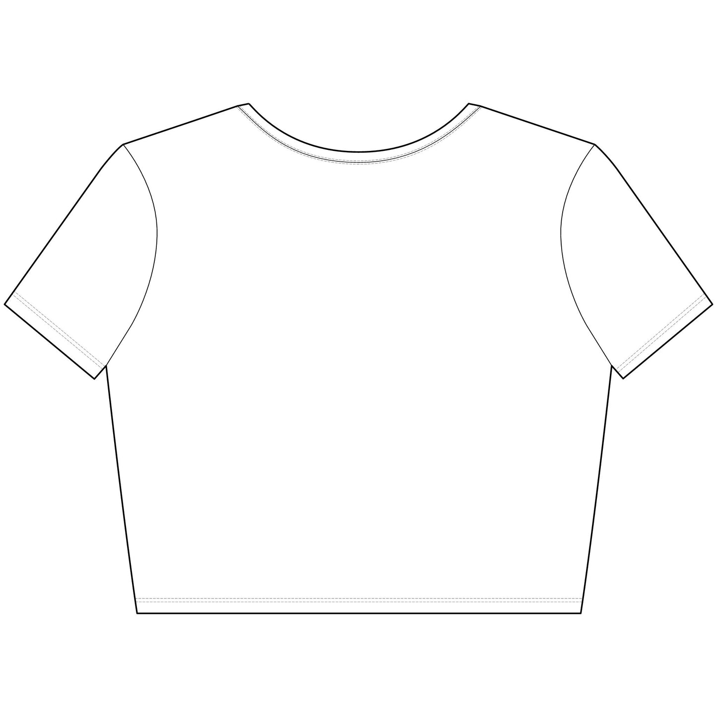 Women’s Poly-Cotton Crop Tee
