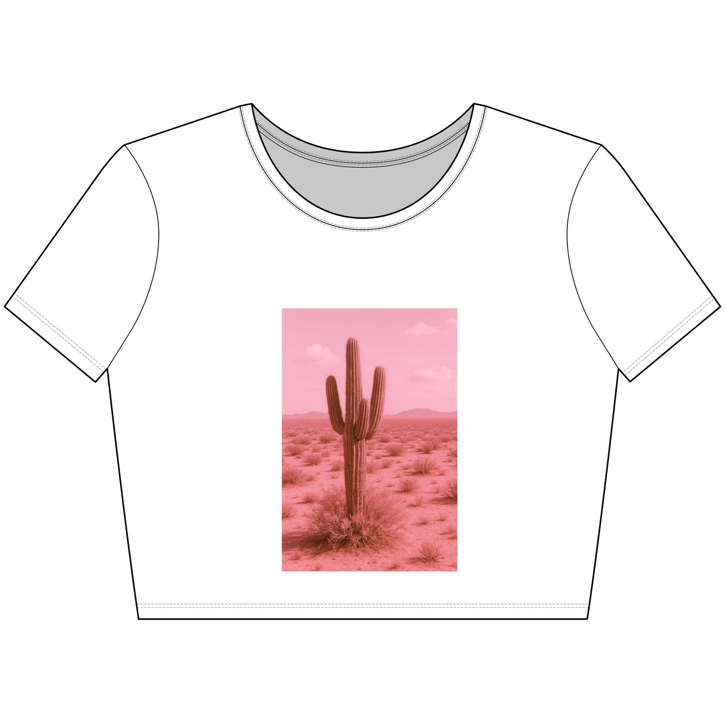 Women’s Poly-Cotton Crop Tee