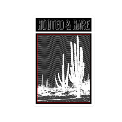 Rooted & Rare Cactus Graphic Sticker
