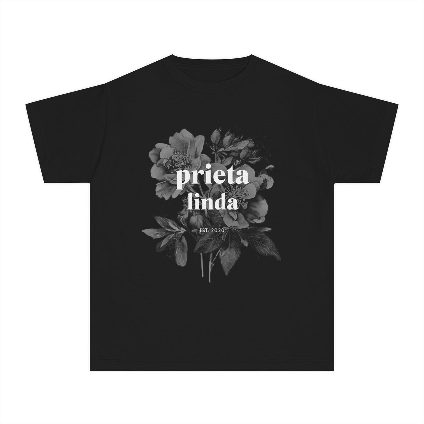 Prieta Linda Black & Grey Flowers