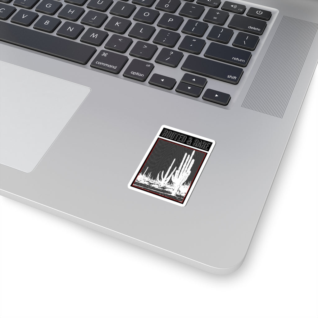 Rooted & Rare Cactus Graphic Sticker