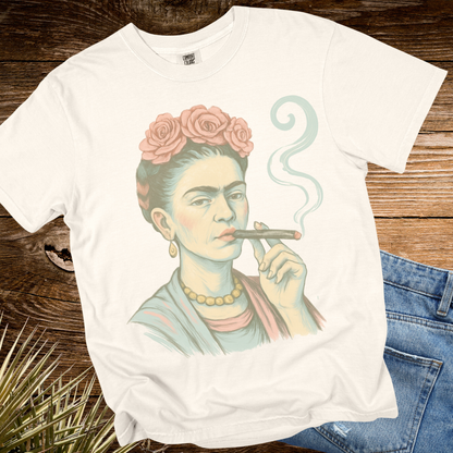 Artist & Her Cigar Pastel TShirt
