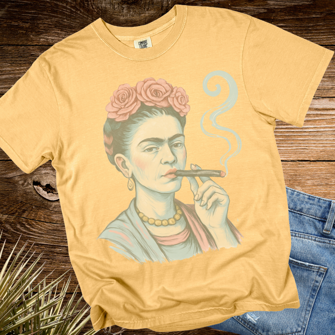 Artist & Her Cigar Pastel TShirt