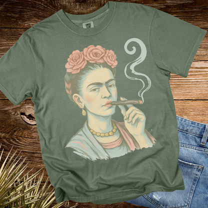 Artist & Her Cigar Pastel TShirt