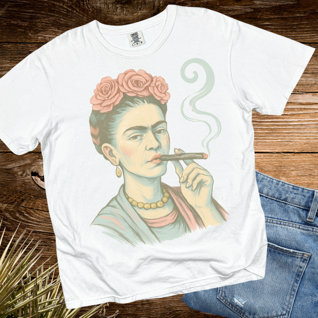 Artist & Her Cigar Pastel TShirt
