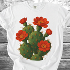 Cactus with Red Flowers TShirt