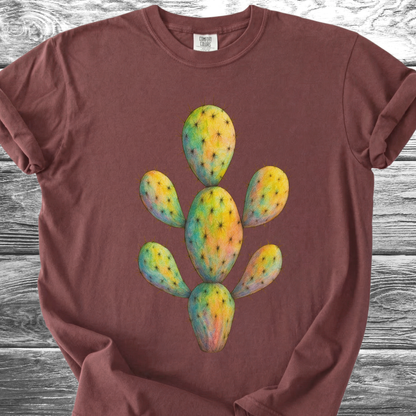 Cactus Neon Artistic TShirt