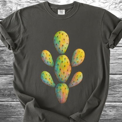 Cactus Neon Artistic TShirt