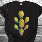 Cactus Neon Artistic TShirt