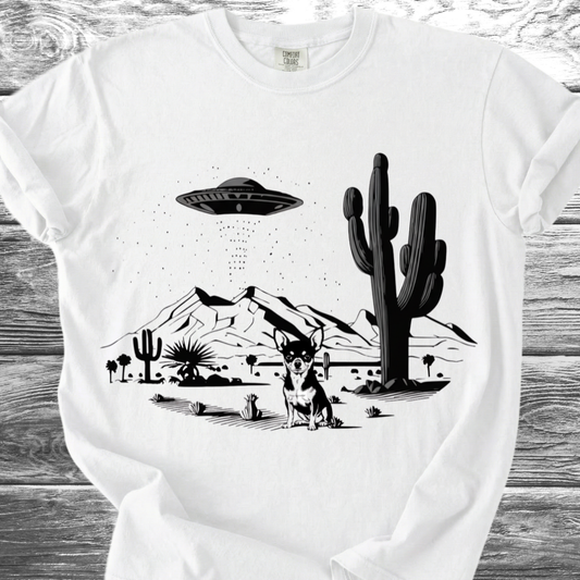 Chihuahua & UFO TShirt