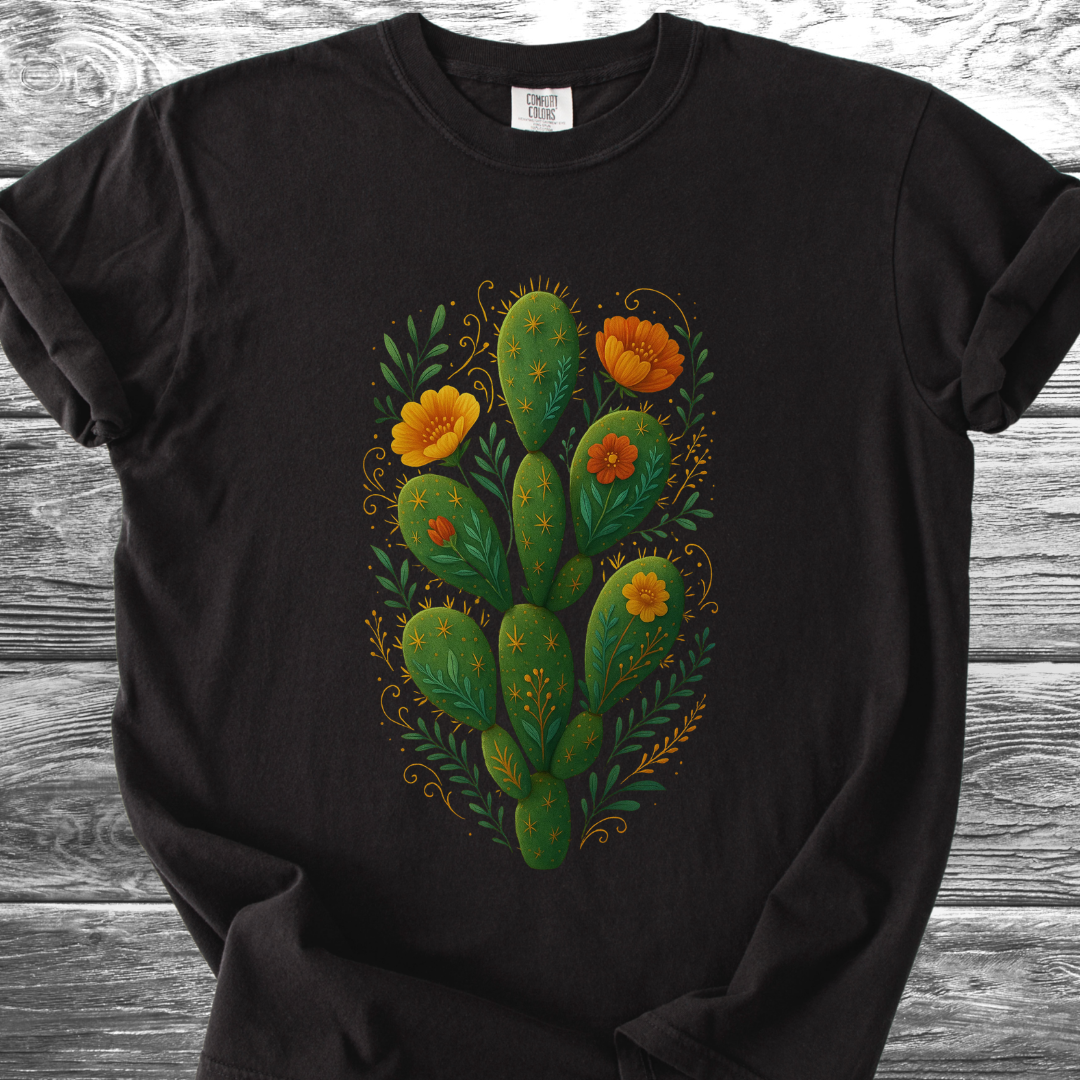 Cactus Cute Flowers TShirt