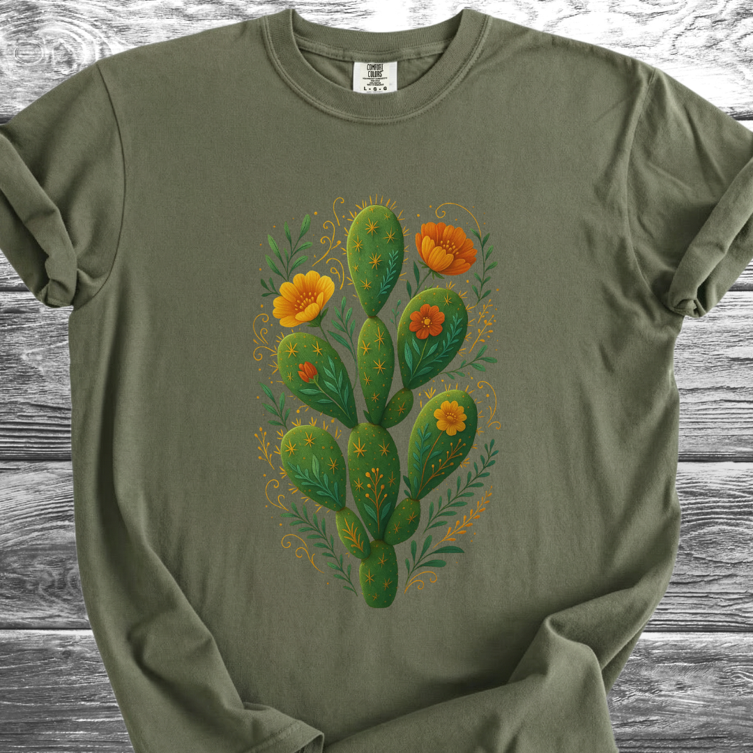 Cactus Cute Flowers TShirt