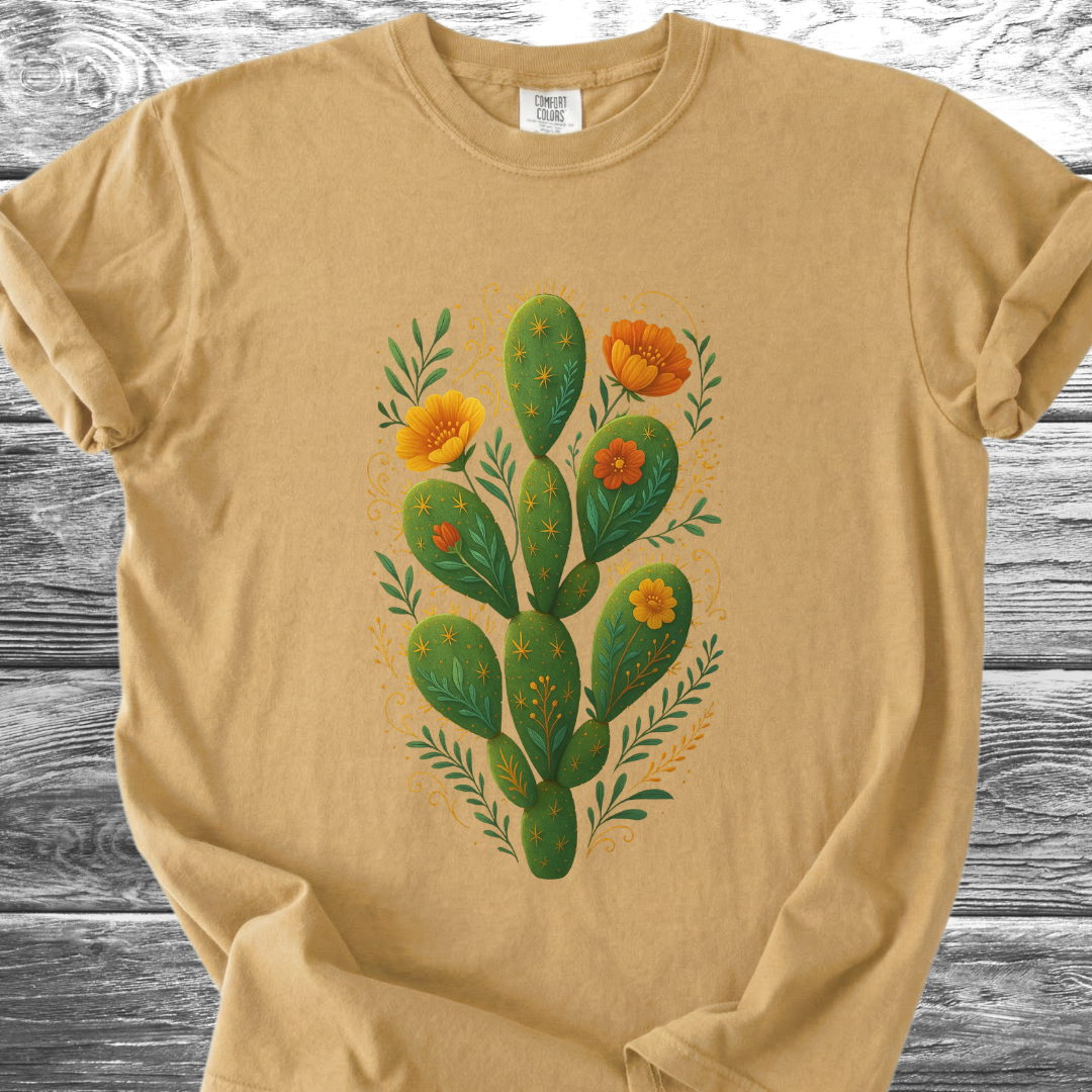 Cactus Cute Flowers TShirt