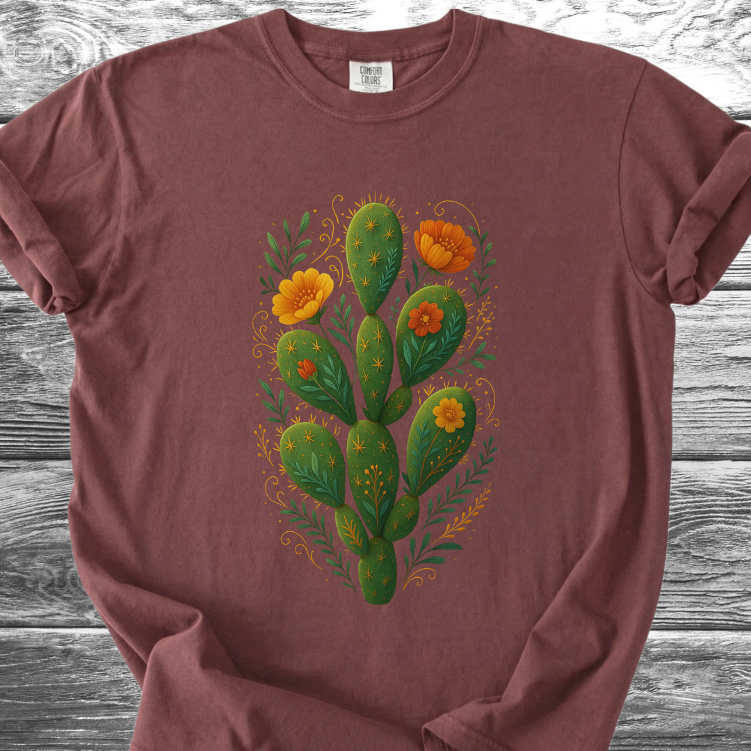 Cactus Cute Flowers TShirt