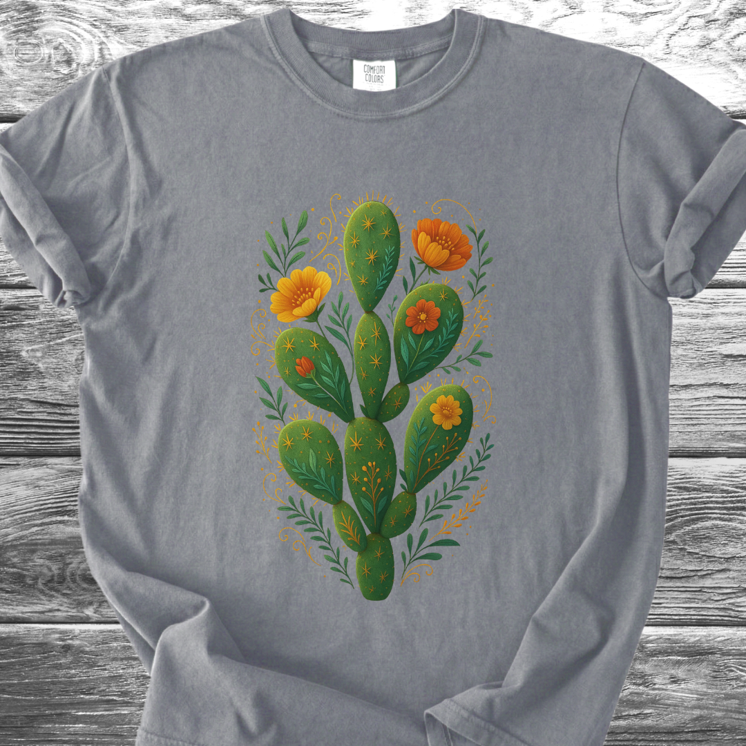 Cactus Cute Flowers TShirt