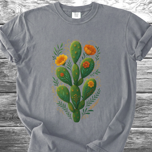 Cactus Cute Flowers TShirt