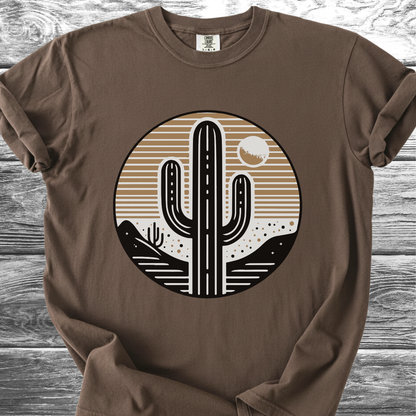 Cactus At Sunset Graphic TShirt