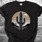 Cactus At Sunset Graphic TShirt