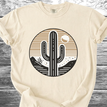 Cactus At Sunset Graphic TShirt