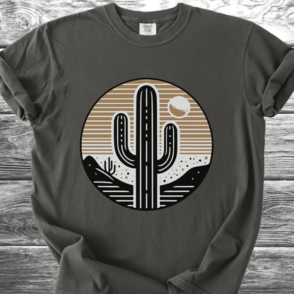 Cactus At Sunset Graphic TShirt