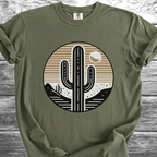 Cactus At Sunset Graphic TShirt