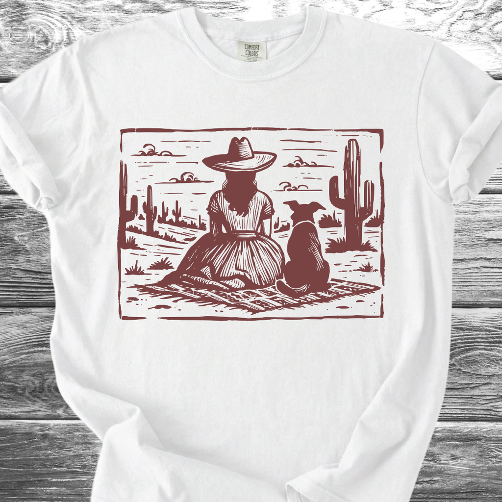 Desert Girl & Her Dog TShirt