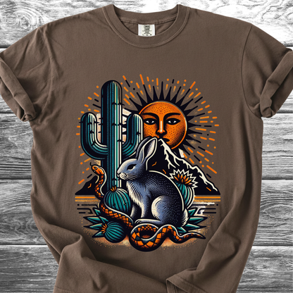 Cactus Desert Hare TShirt