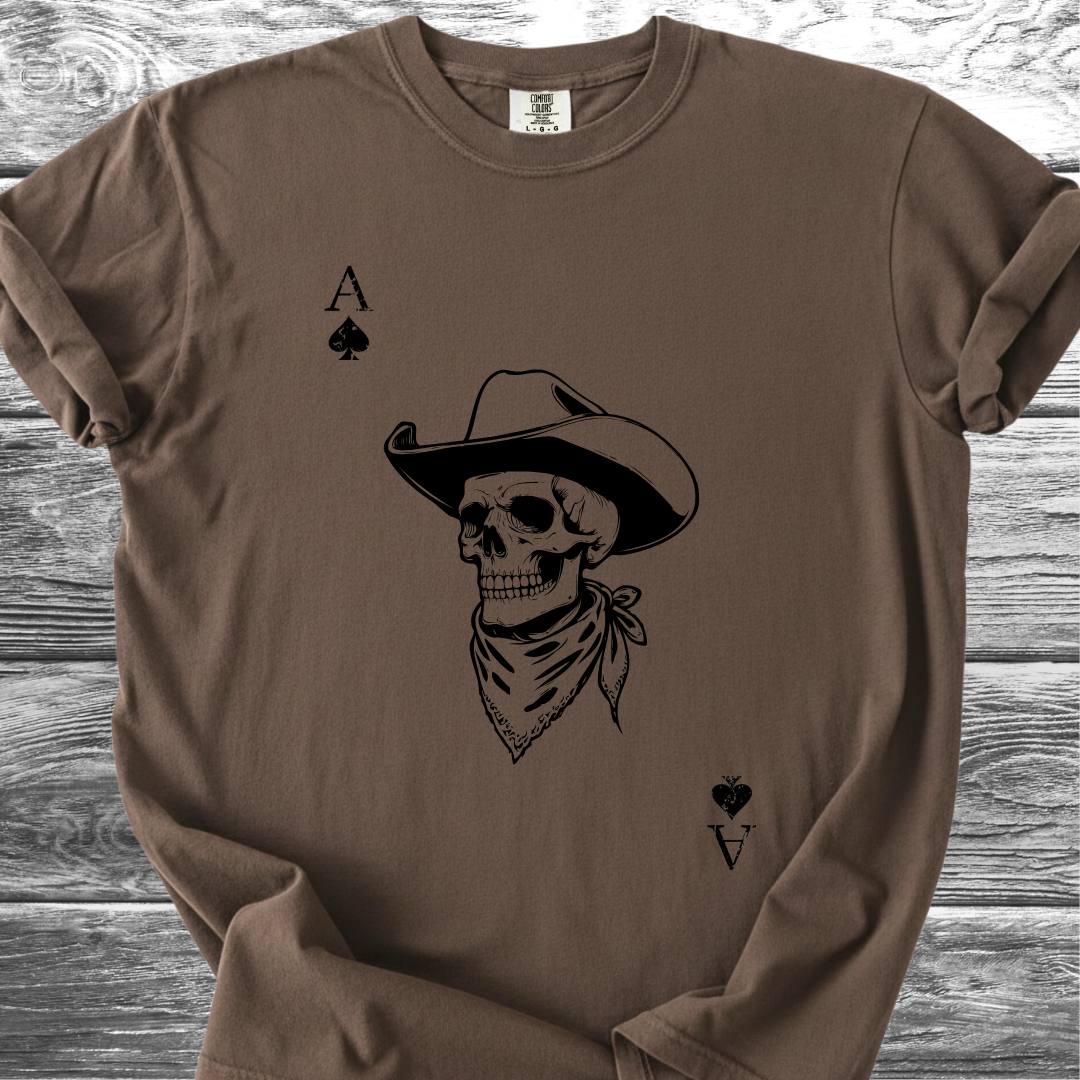 Ace Cowboy Skull TShirt