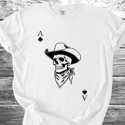 Ace Cowboy Skull TShirt