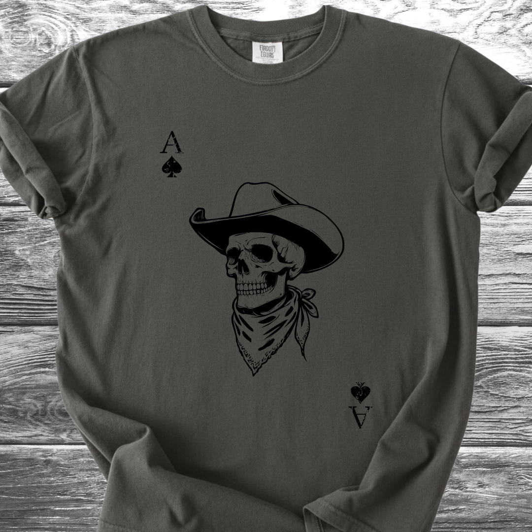 Ace Cowboy Skull TShirt