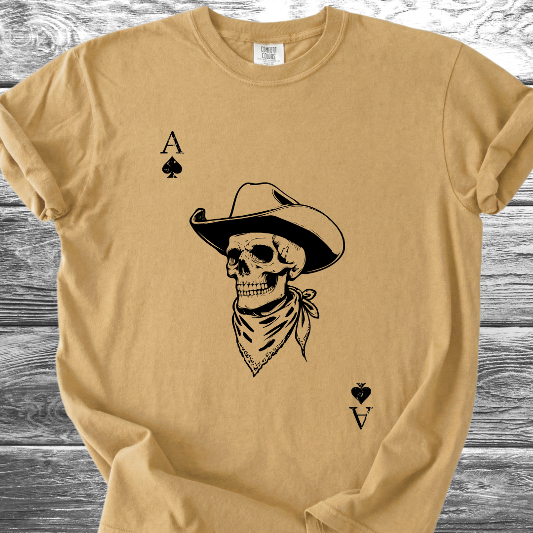 Ace Cowboy Skull TShirt