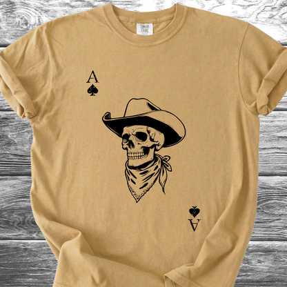 Ace Cowboy Skull TShirt