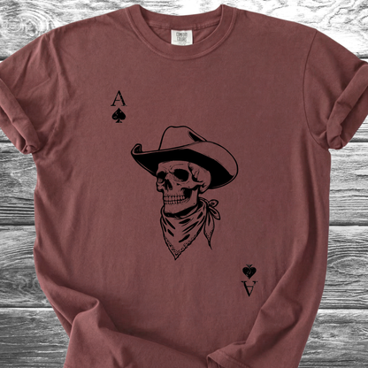 Ace Cowboy Skull TShirt
