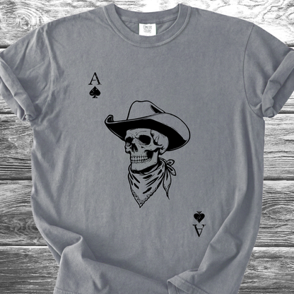 Ace Cowboy Skull TShirt