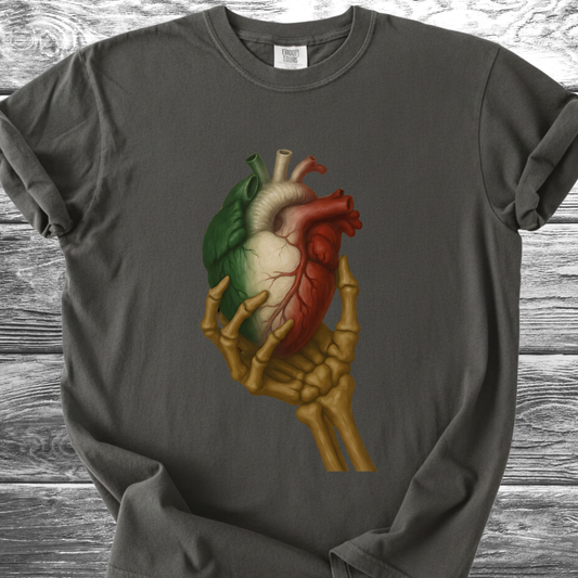 Mexico Heart Skull TShirt