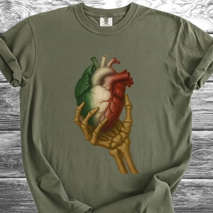 Mexico Heart Skull TShirt