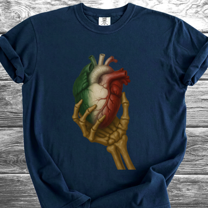 Mexico Heart Skull TShirt