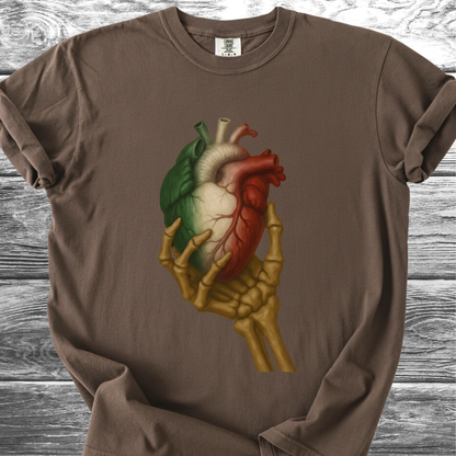 Mexico Heart Skull TShirt