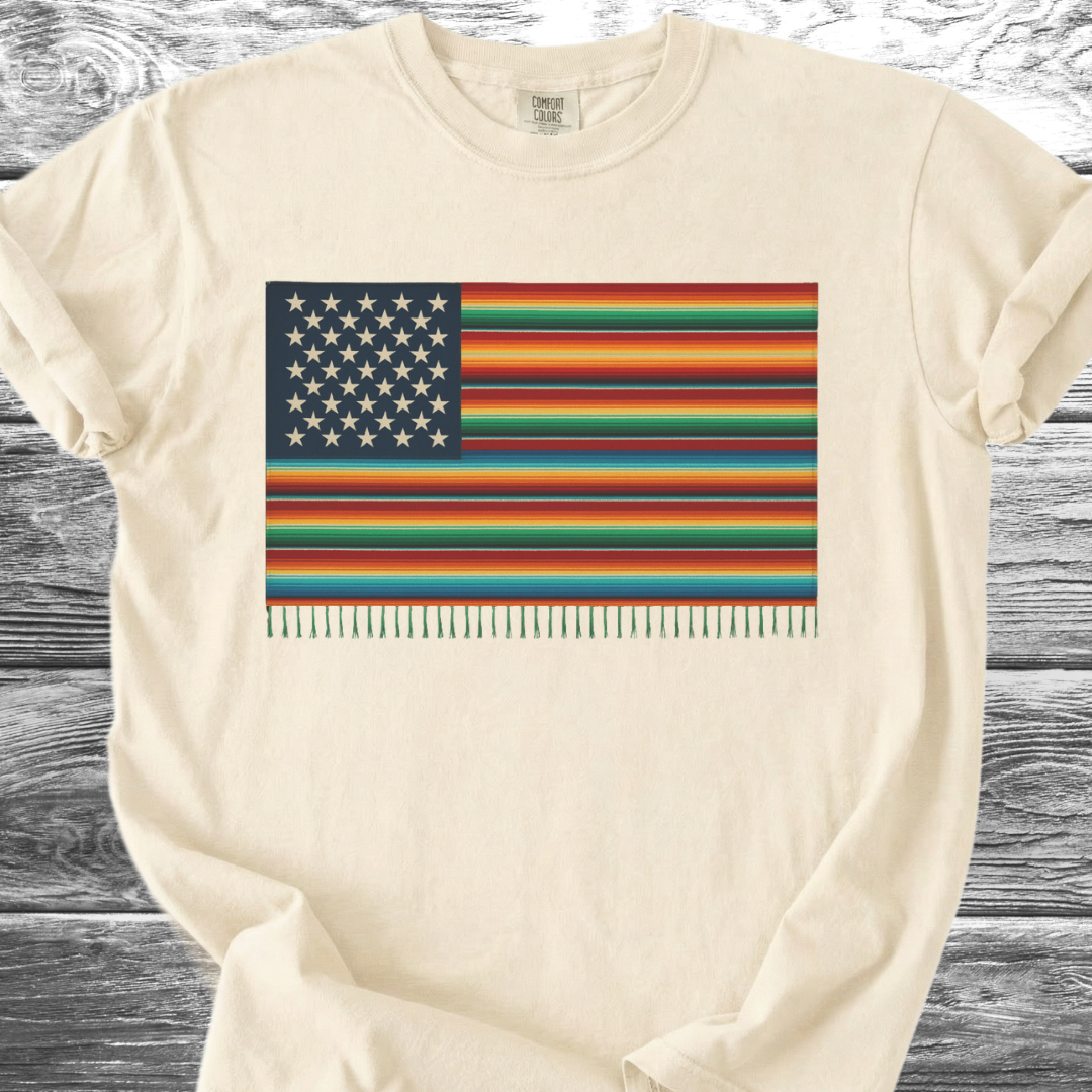 American Flag Mexico Style TShirt