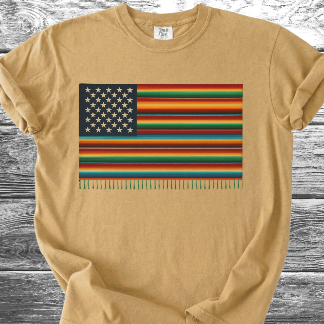 American Flag Mexico Style TShirt
