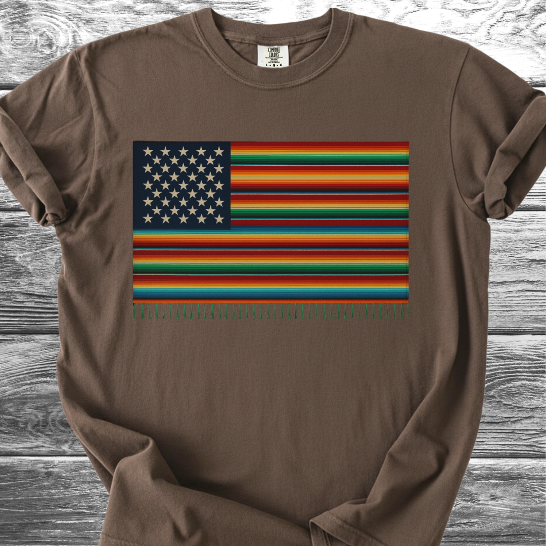 American Flag Mexico Style TShirt