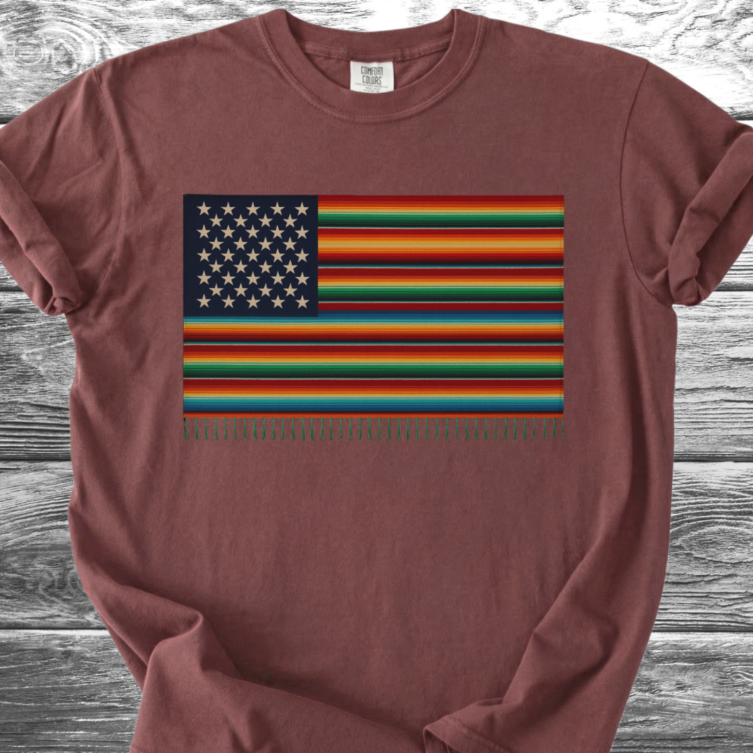 American Flag Mexico Style TShirt
