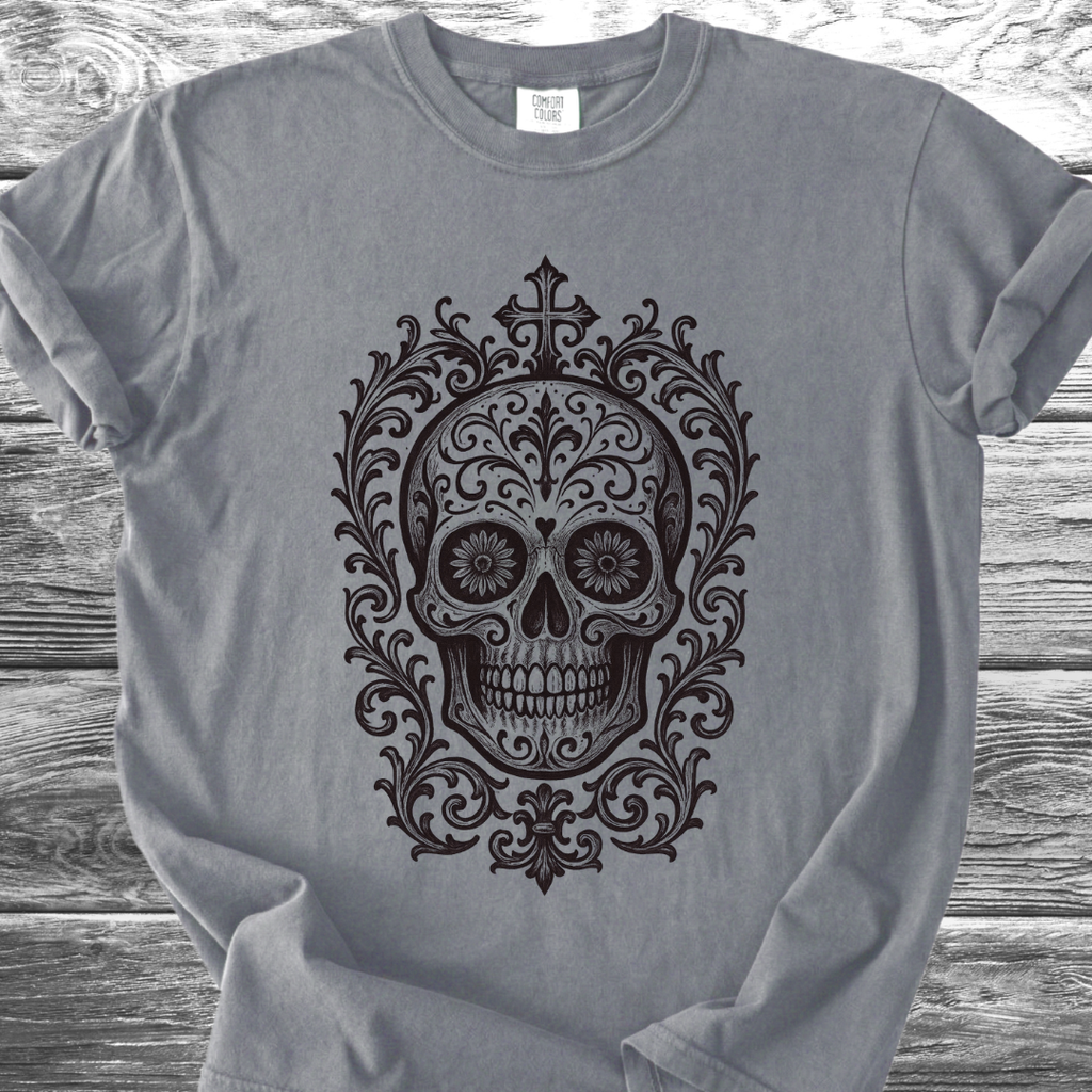 Dia De Los Muertos Cross TShirt