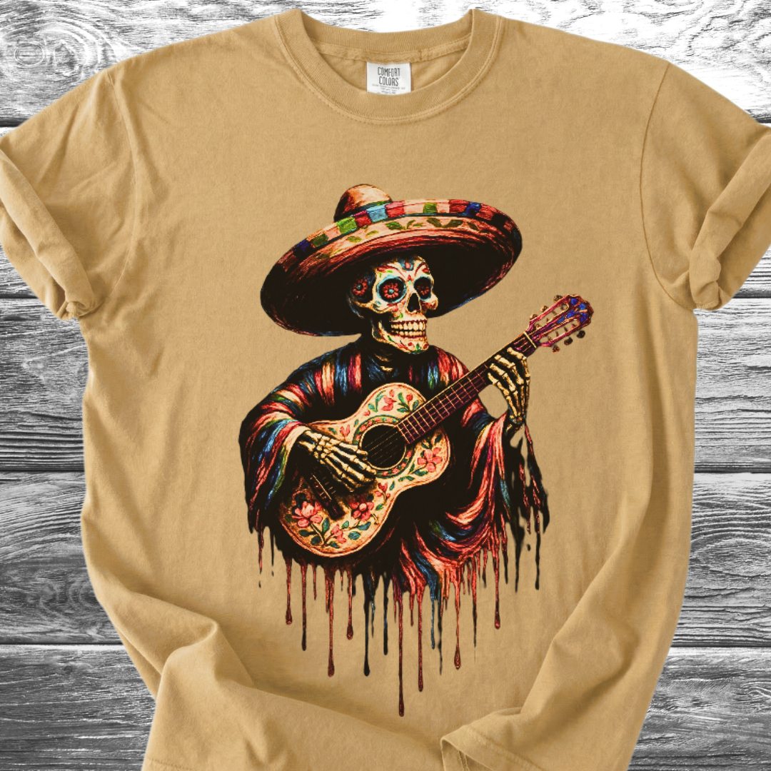 Dia De Los Guitarra TShirt