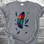 Vibrant Feather TShirt